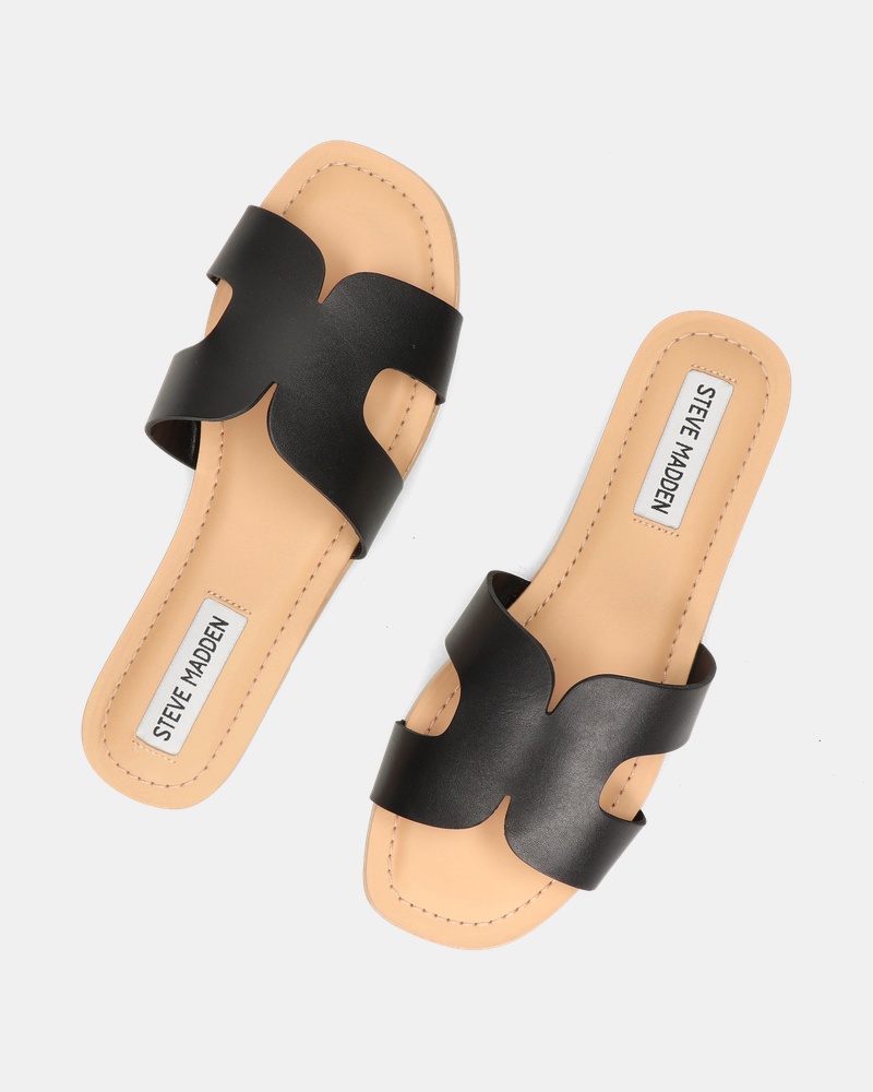 Steve Madden Zarnia Slippers  - zwart