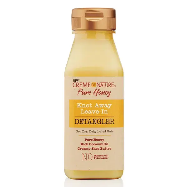 Creme of Nature, Mel Puro, Sem Sulfato, Condicionador Desembaraçante Sem Enxágue, 236,5ml