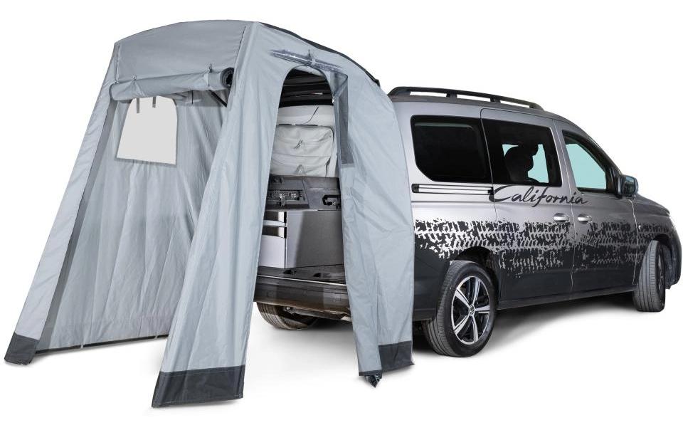 Heckzelt – VW Caddy 5 / Ford Connect, hellgrau<br>Heckzelt