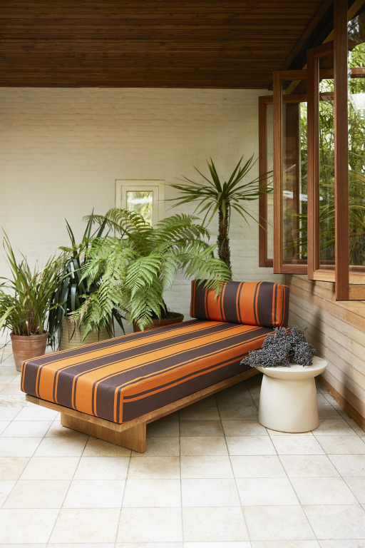HKliving Outdoor Teak daybed natural
