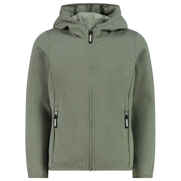 CMP - Girl's Jacket Fix Hood Jacquard Knitted - Veste polaire