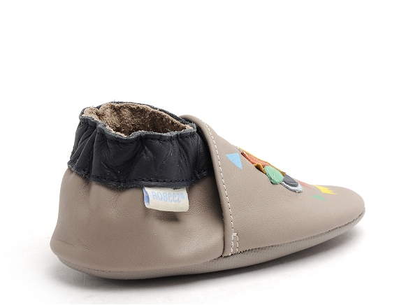Robeez chaussons bebe elefant camp gris