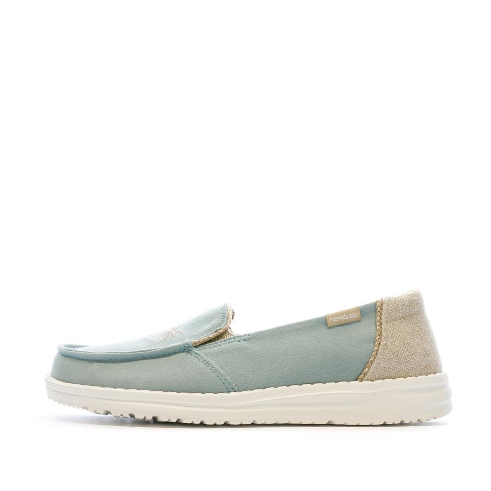 Hey Dude Chaussures Bleu Femme Hey Dude Lena