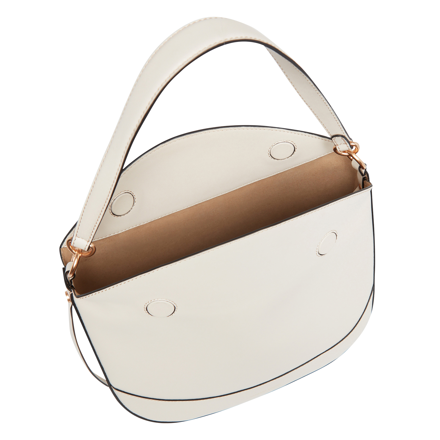 DAILY - Sac épaule en cuir | Blanc