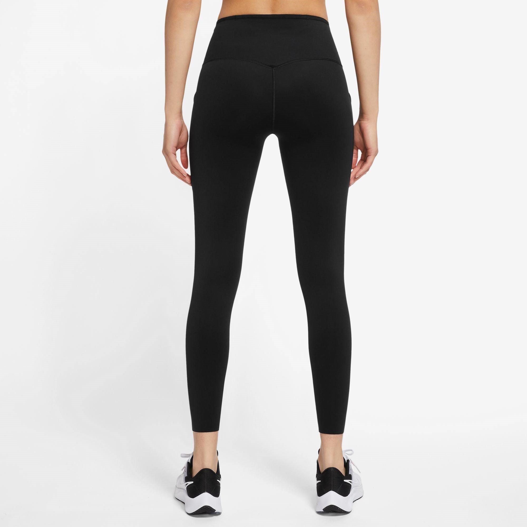 Nike Dri FIT Go Womens Firm Support Mid Rise 7 8 Leggings with Pockets