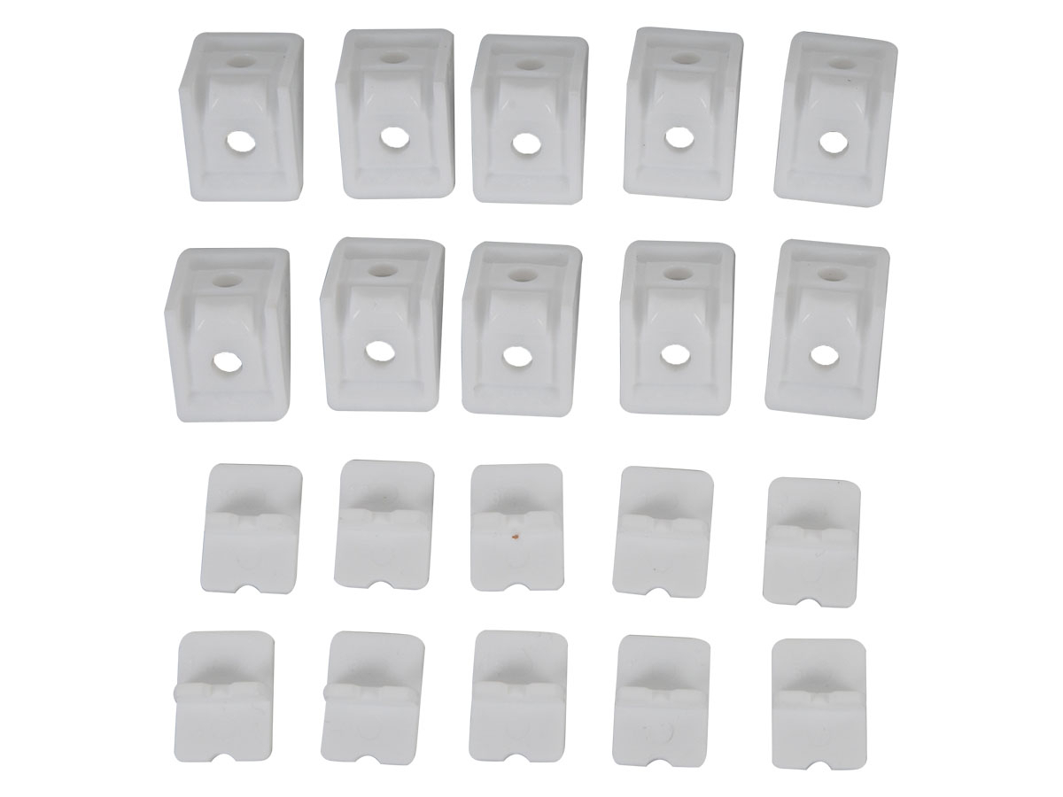 Obelink kleine hoekverbinders - white