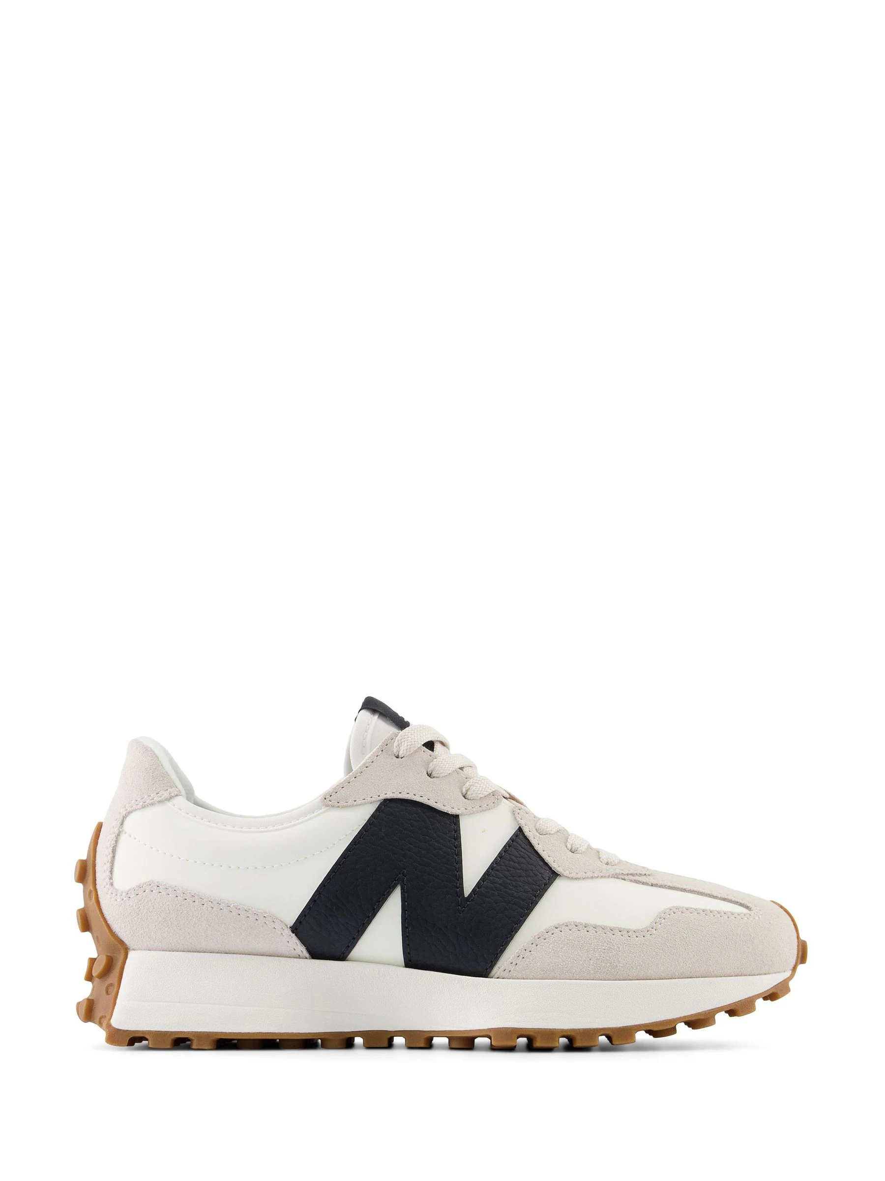 Zwart op wit - New Balance 327 damessneakers