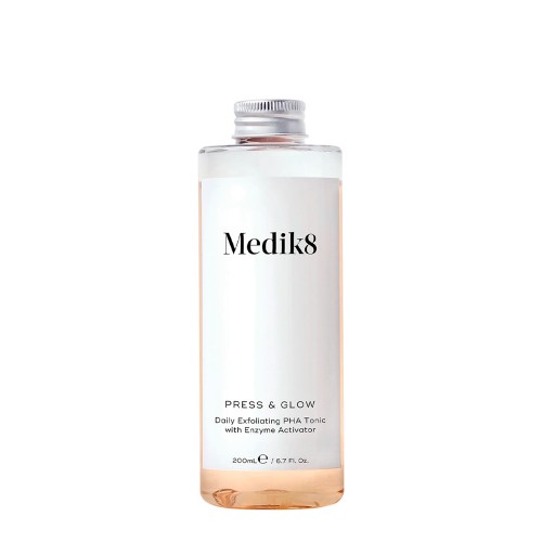 Medik8 Press & Glow Tónico Esfoliante Iluminador Recarga 200ml