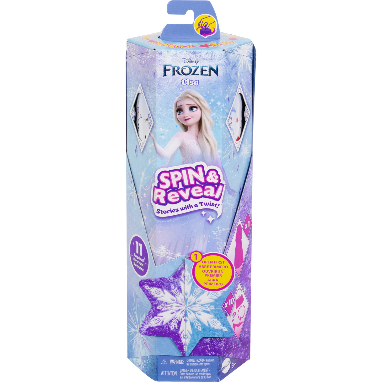 Disney Frozen Spin & Reveal Puppe Elsa