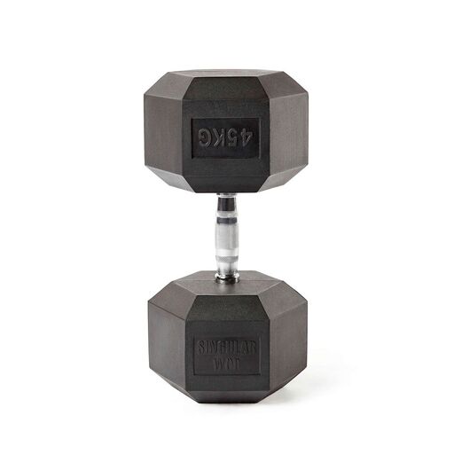 Haltere Hexagonal Mancuerna De 45 Kg Singular Wod