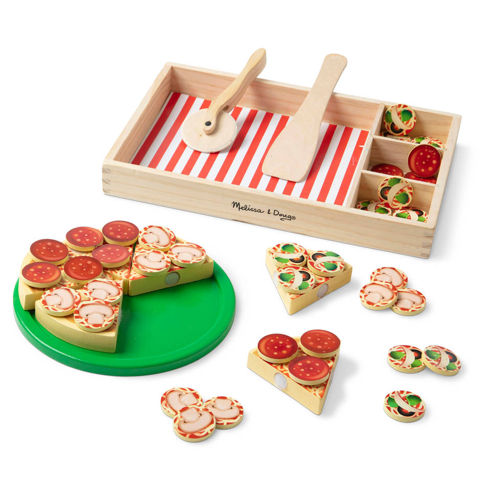 Melissa & Doug houten pizza party