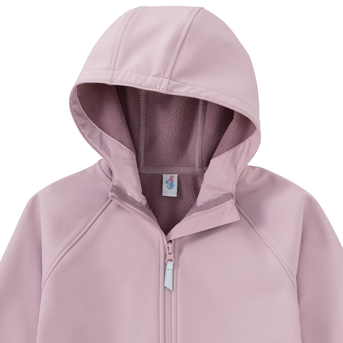 Topolino Mädchen Softshelljacke mit Kapuze rosa