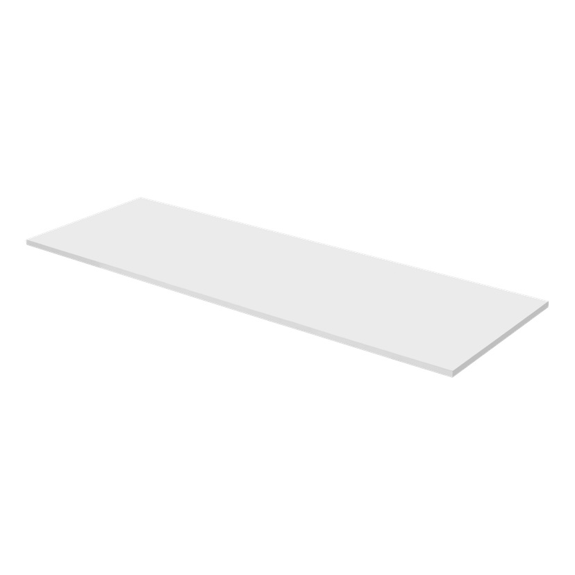 Hvit hylleplate 60x30 cm