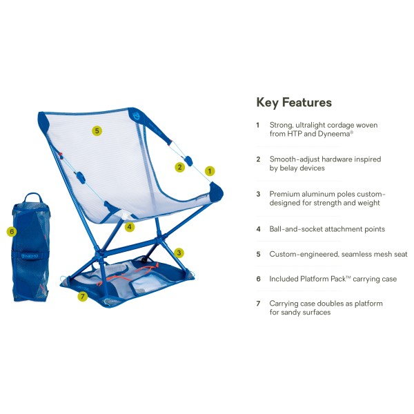 Nemo - Moonlite Elite Reclining Camp Chair - Chaise de camping