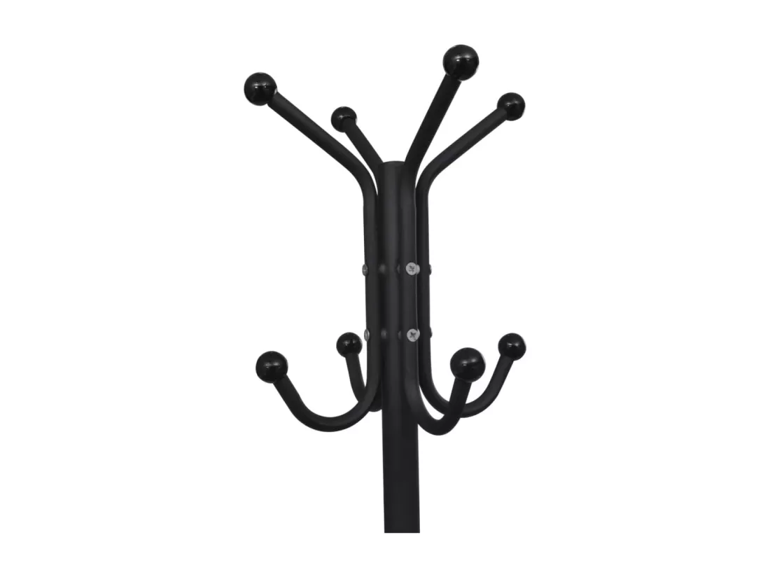 Portemanteau sur pied métal noir