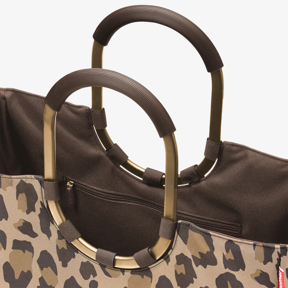 (25l) Loopshopper L Einkaufskorb Shopping Einkaufstasche (OR6047) - Frame Leo Macchiato