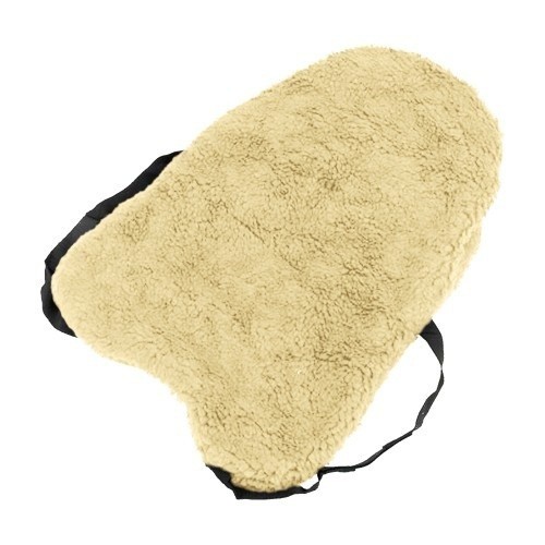 Capas de sela de pele cor creme