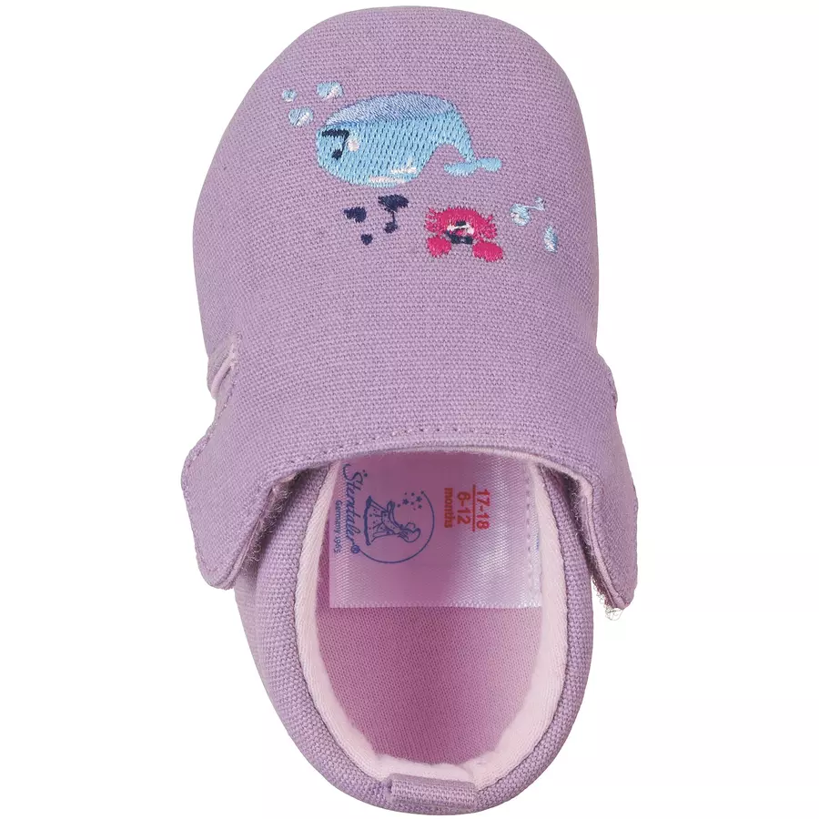 Sterntaler Babykrabbelschuh Meerjungfrau lila