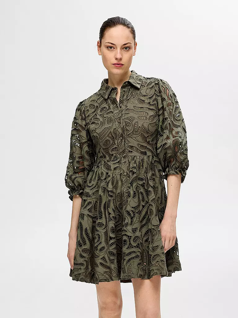 SELECTED FEMME Minikleid SLFALLIA olive