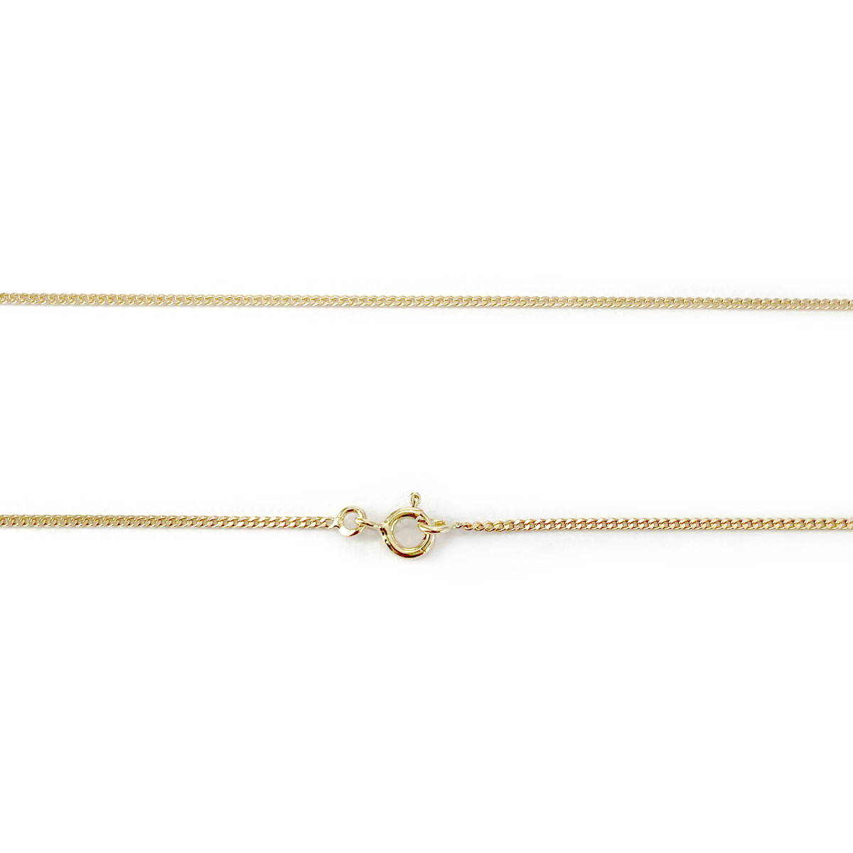 Collier d'occasion or 750 jaune maille gourmette 45 cm