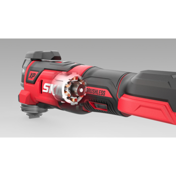 SKIL 20V multitool 3650GA brushless incl. 2,0Ah USB accu + snellader en accessoires