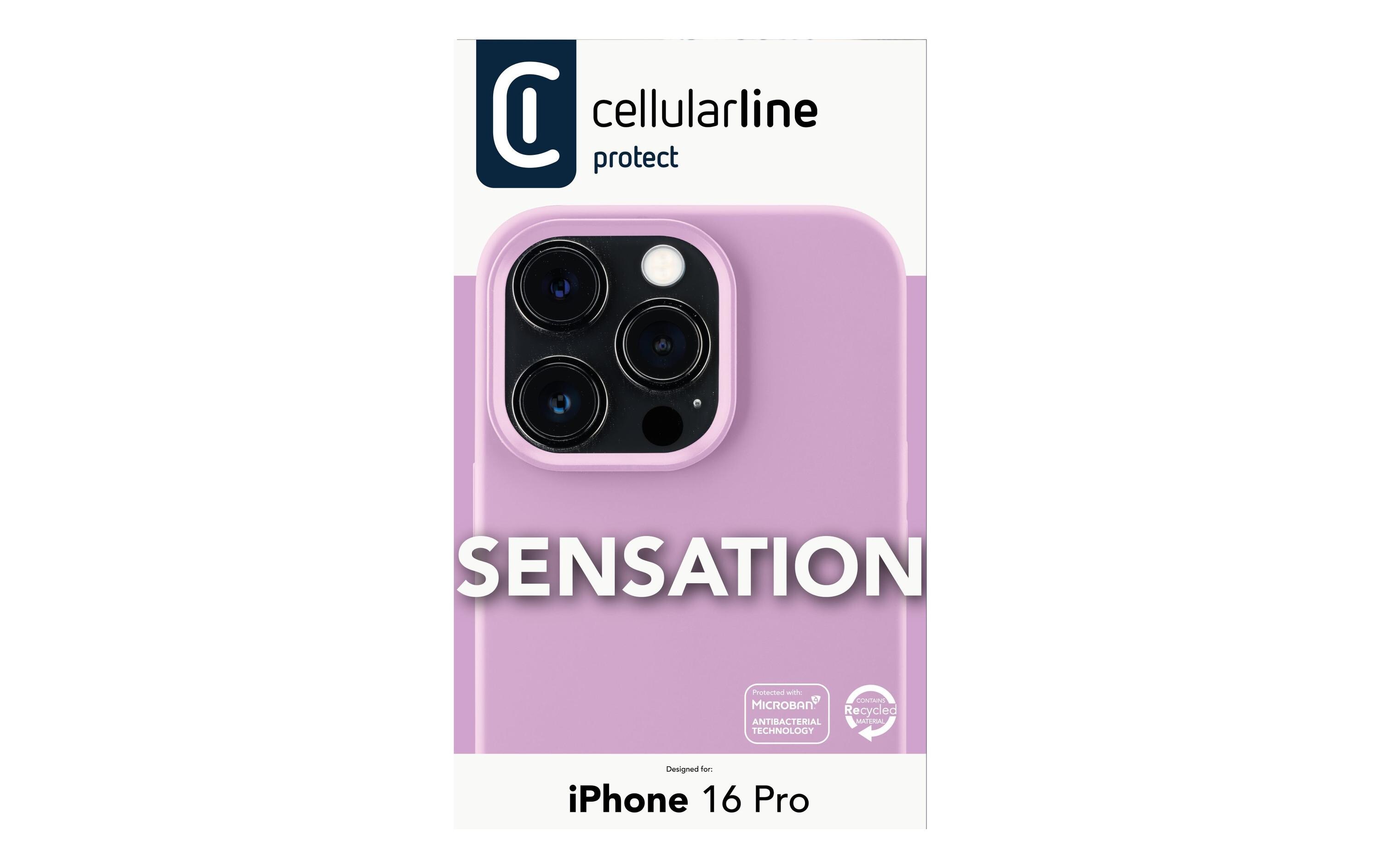 Back Cover Sensation iPhone 16 Pro PinkSchutzhülle für das Apple iPhone 16 Pro