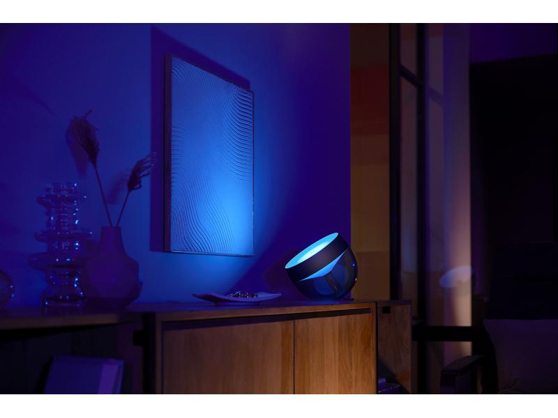 Philips Hue White & Color Ambiance Iris Tischleuchte Schwar Akzentleuchte für einmalige Lichtstimmungen