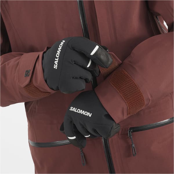 Veste de ski SALOMON ABSOLUTE 3L JKT W RUM RAISIN