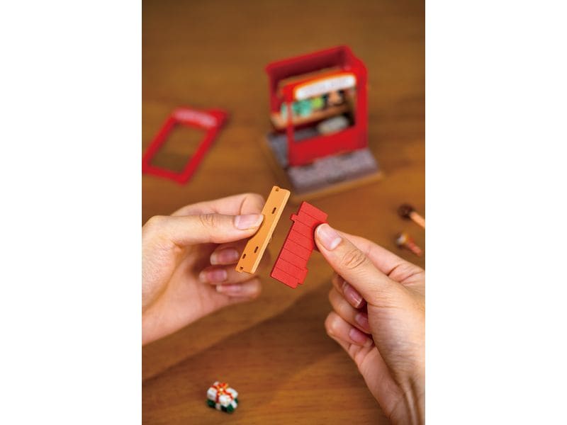RoboTime Bausatz Cocoa Shop 3D-Puzzle aus lasergeschnittenen Holzteilen