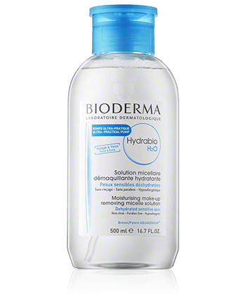Bioderma Hydrabio H2O Moisturising Make-Up Removing Micelle Solution with Pump 500ml