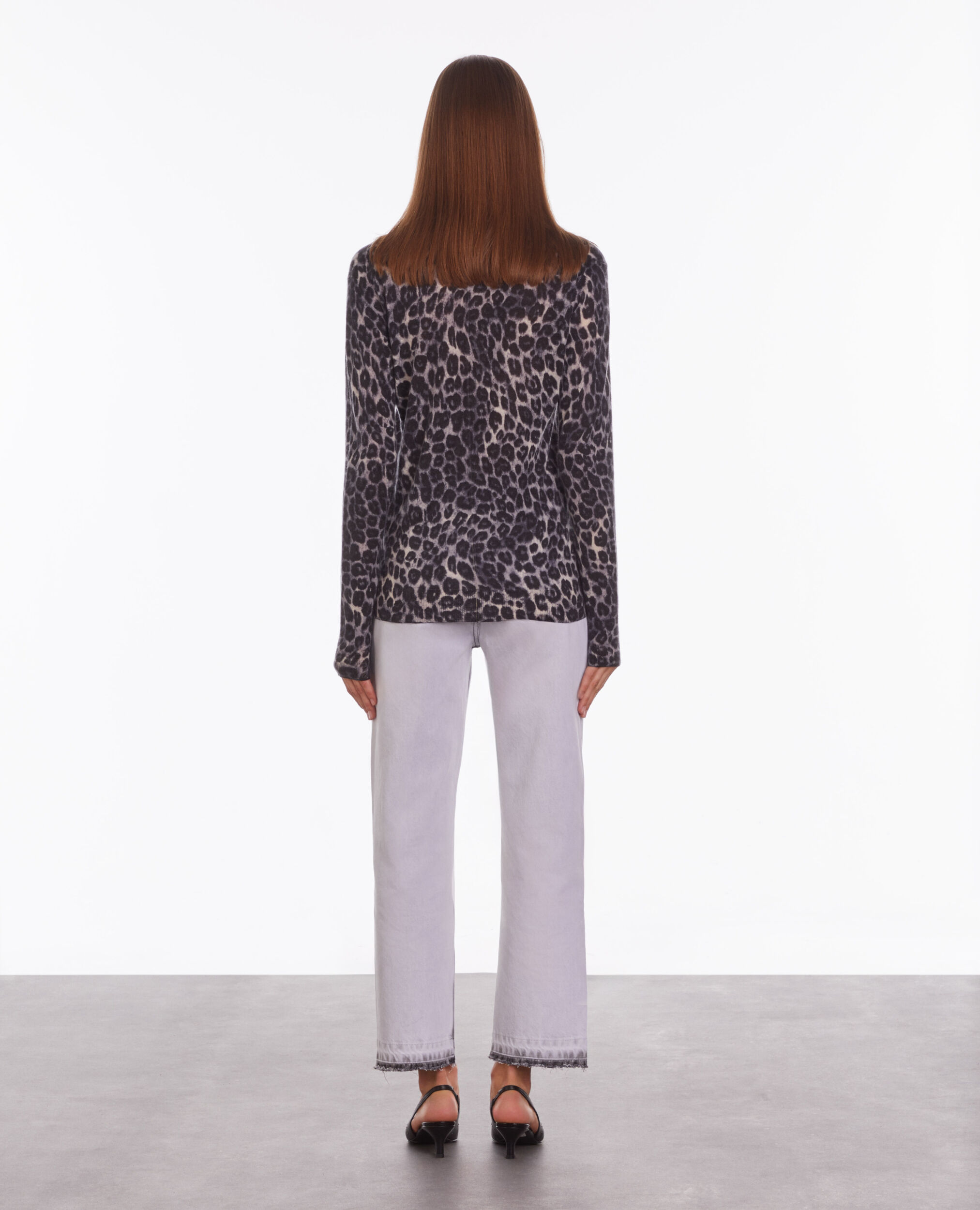 Pull imprimé en cachemire