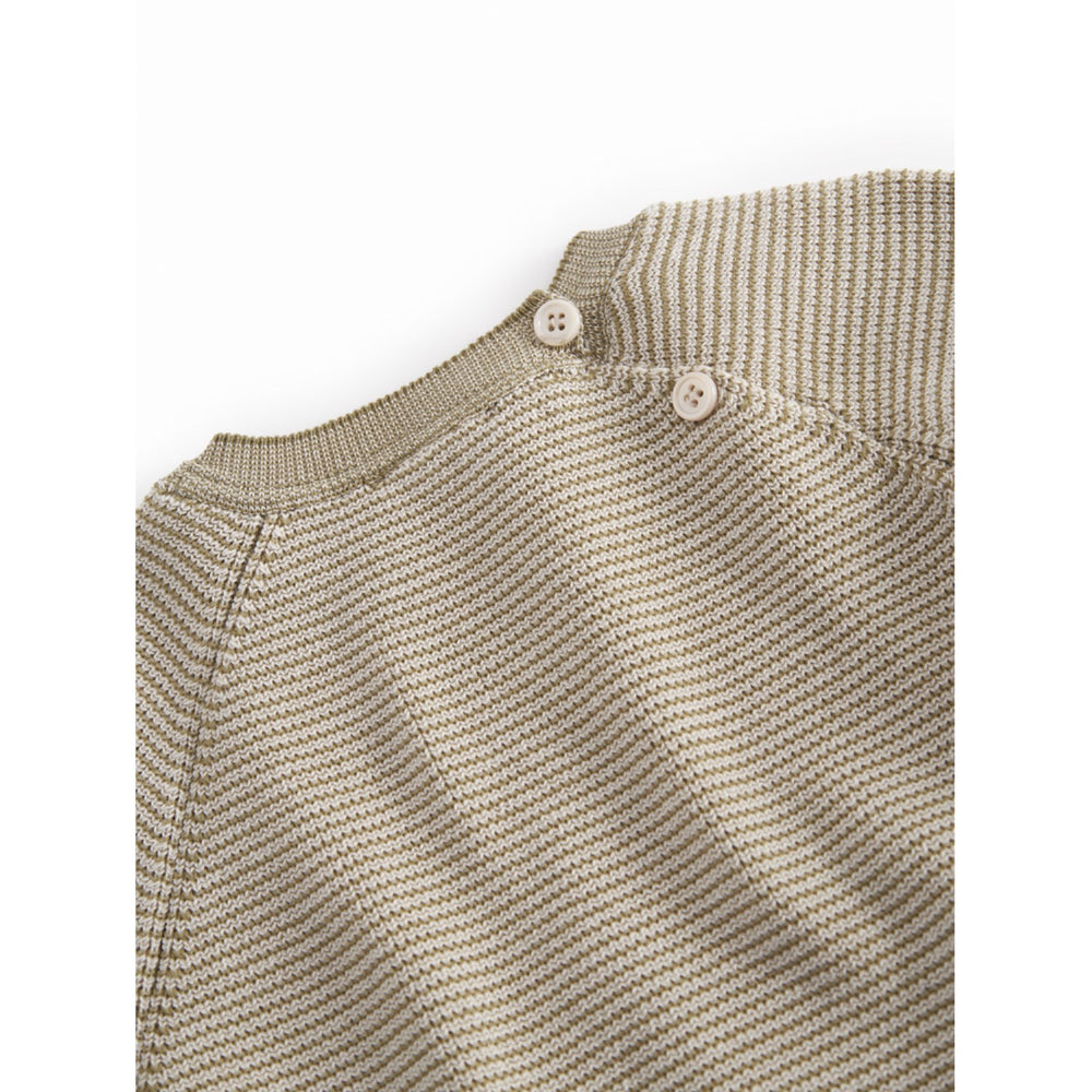 Køb MarMar Cotton Stripe Knit Vanilla Stripe Torin B Knitwear