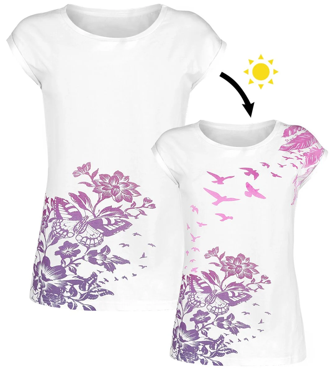 T-Shirt Blanc Ras-Du-Cou & Imprimé UV | Full Volume by EMP T-Shirt Manches courtes