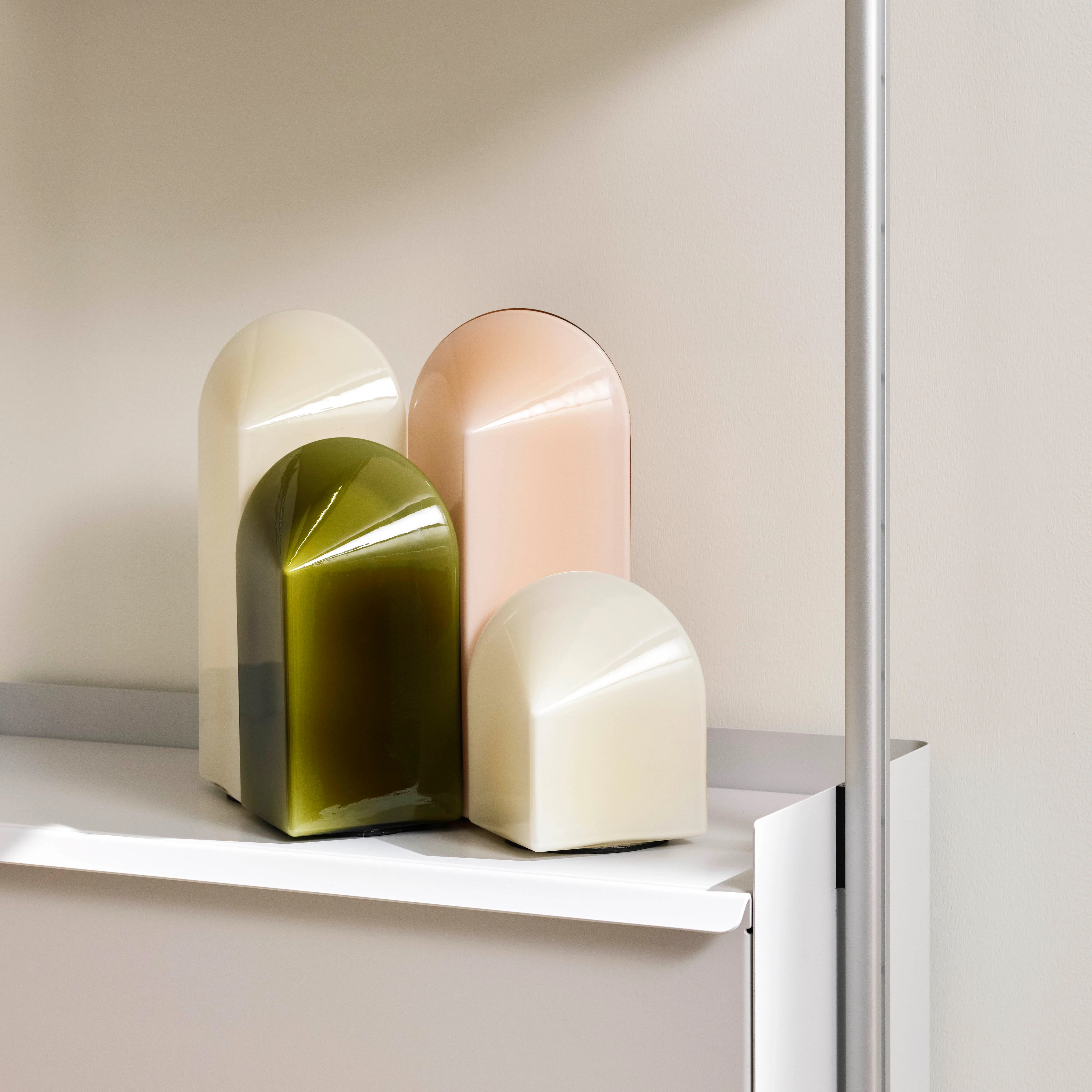 PARADE LED - Lampe de table verre | Blanc