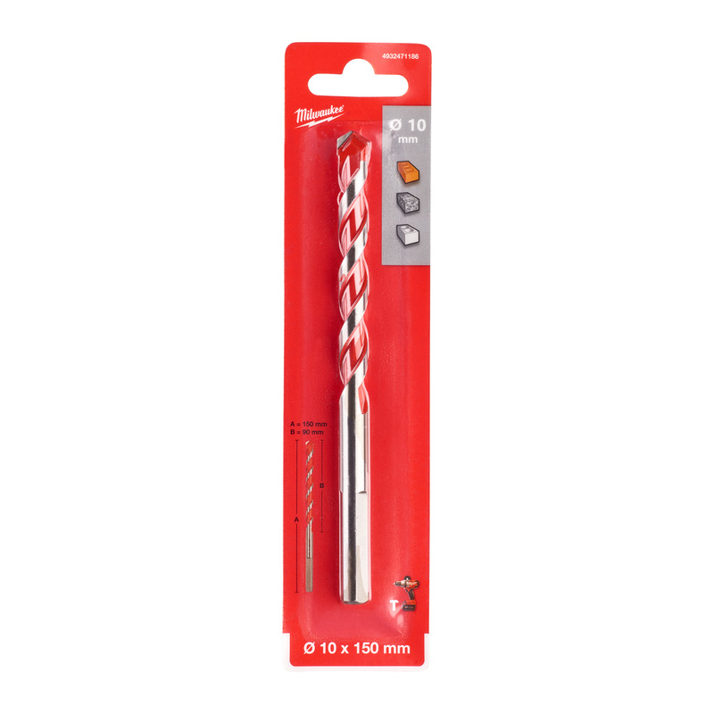 Milwaukee betonboor Premium 10x150mm