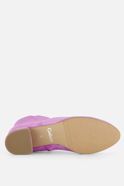 Gabor Enkellaarsjes paars Suede