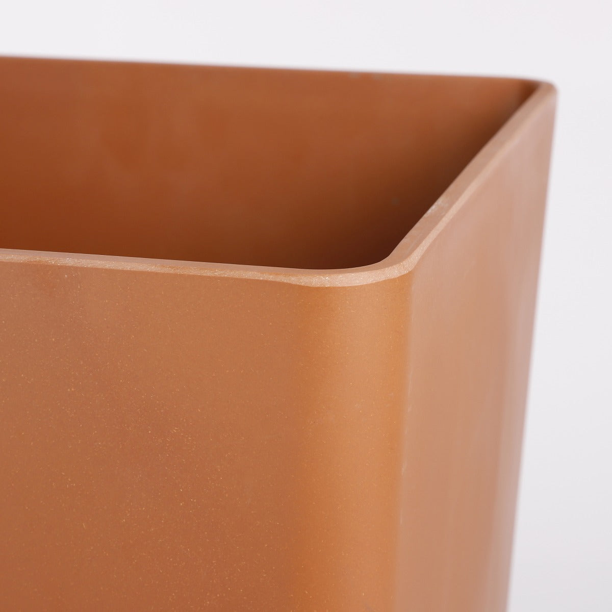 Mica decorations jardinière orion - 29x29x46 cm - vezels - marron