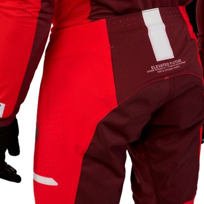 Pantalon cross Fox FLEXAIR OPTICAL 2024 - Rouge / Blanc