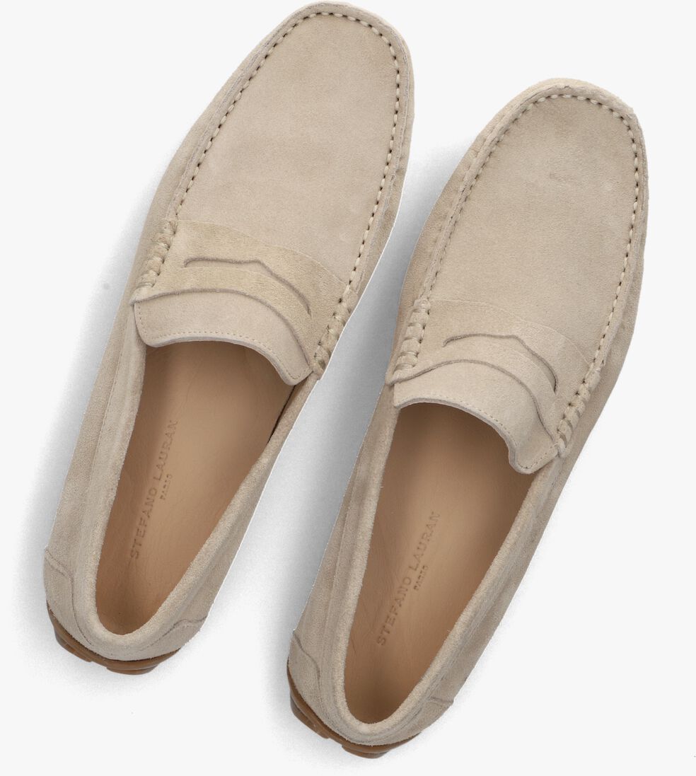 beige stefano lauran loafers 2500