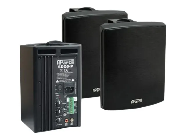Apart SDQ5P-BL - Højttalere - 30 Watt - 2-vejs - sort