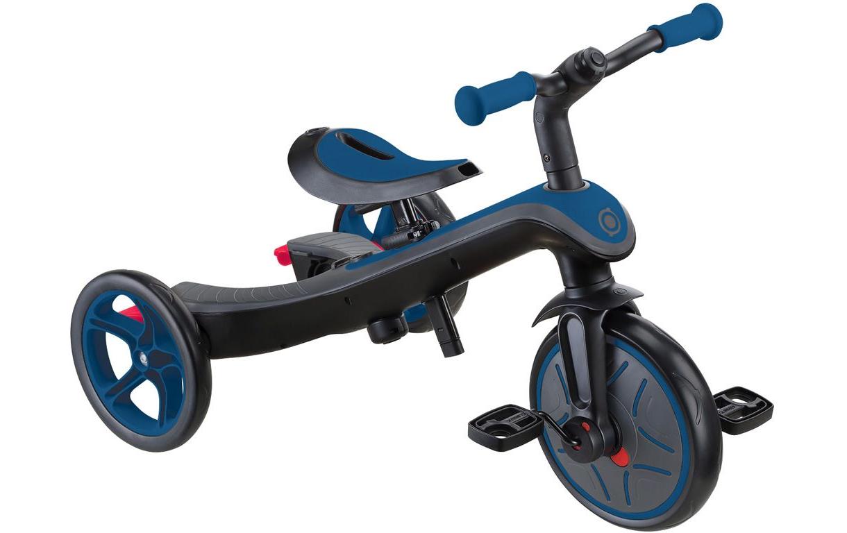 Dreirad Trike Explorer 4 in 1 Royal Blau<br>Vielseitiges 4-in-1-Fahrzeug für kleine Entdecker