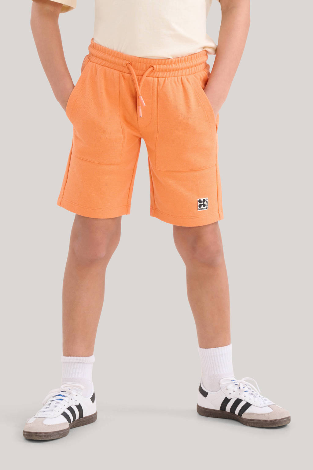 Shoeby sweatshort oranje