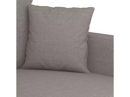 Canapé à 2 places Taupe 120 cm Tissu