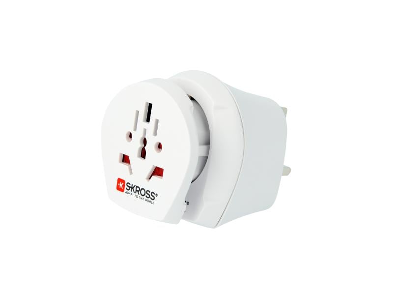 SKROSS Reiseadapter Combo World – UK 2 in 1 Lösung