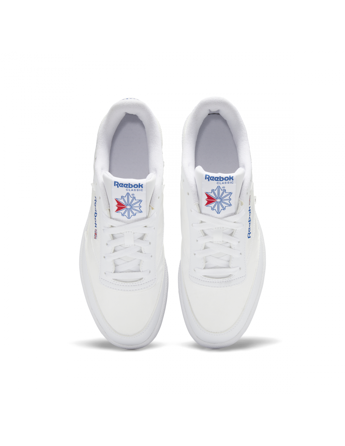 reebok Sneakers mixte collab club c 85 x u cuir blanc (personnalisable)