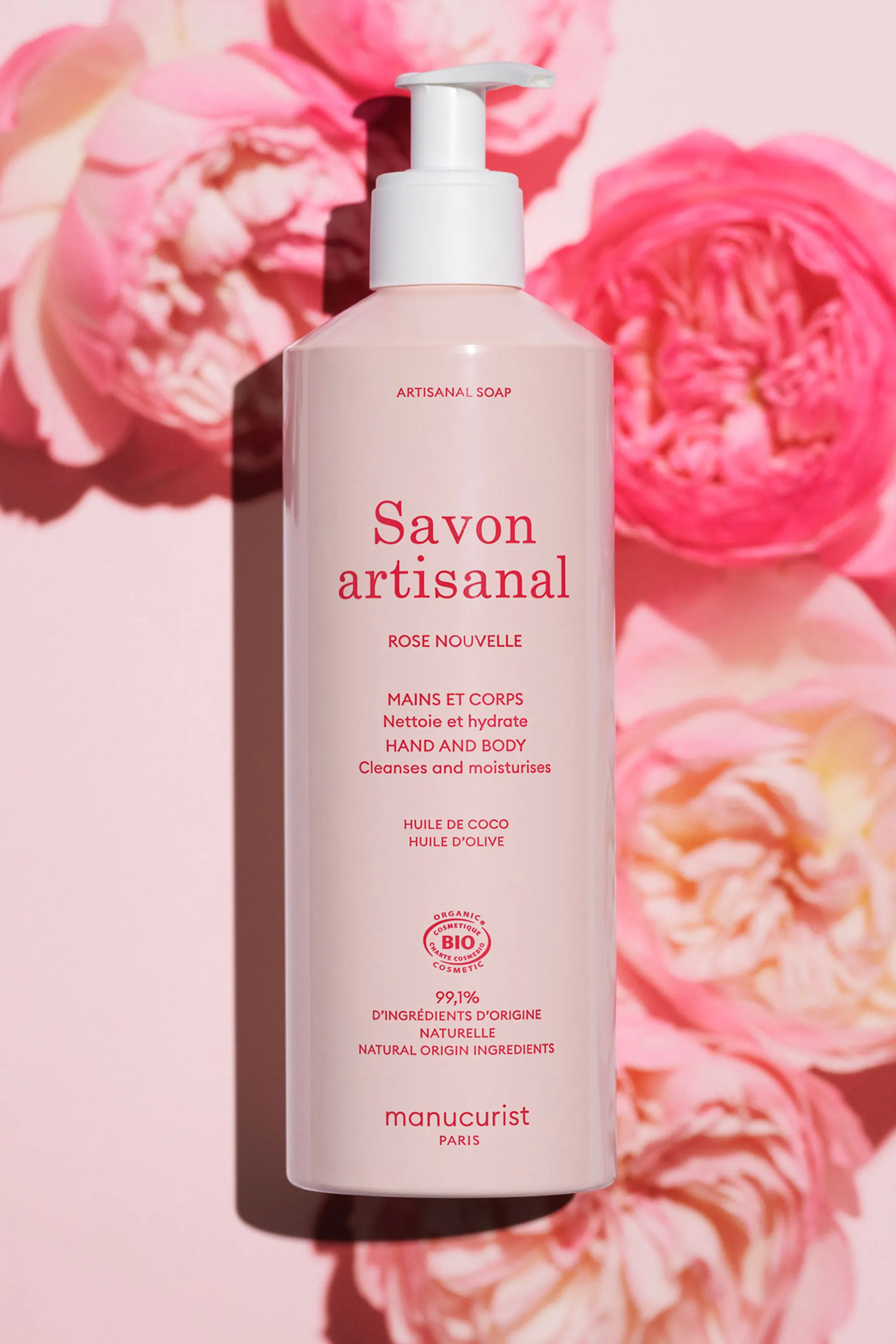 Manucurist Savon corps et mains Rose nouvelle-500 ml