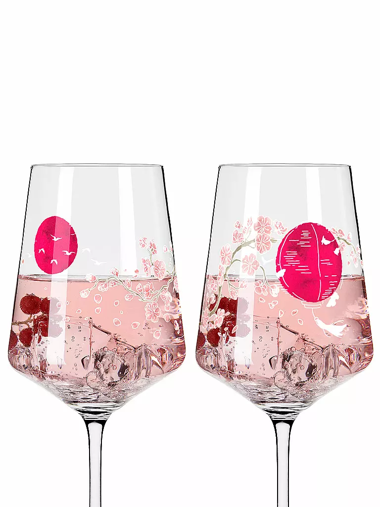 RITZENHOFF Aperitifglas 2er Set SOMMERSONETT SPRITZ #13 und #14 Melina Sparschu rosa