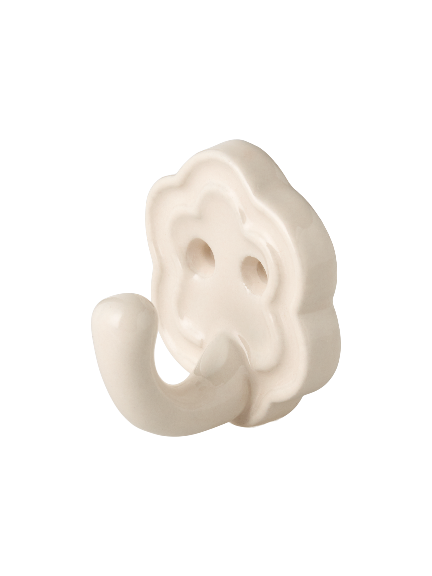 Knage | Porcelæn. 2,7 x 5,7 cm. | Off White