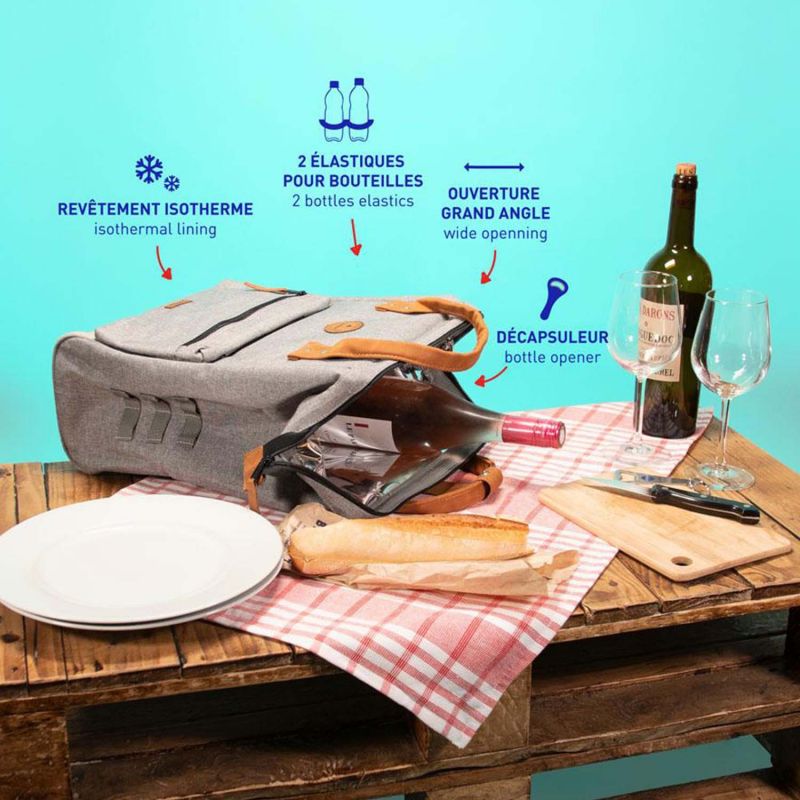 Sac à dos Apéro Adventurer Medium Isotherme 23 litres + 2 grandes pochettes New-York