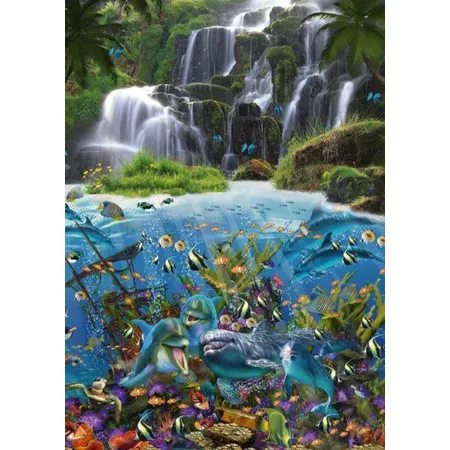 Schmidt Spiele KinderPuzzle - Puzzle John Enright Wasserfall,1.000 Teile